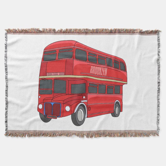 Couverture Illustration d'un bus à deux étages (Devant)