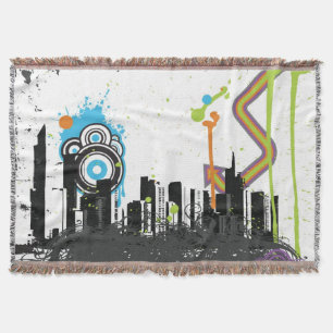 Couverture Illustration d'un paysage urbain sale