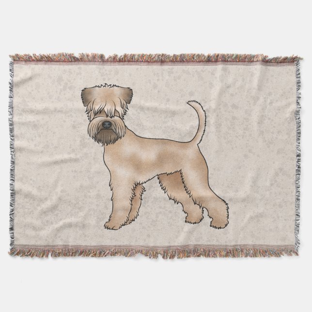 Couverture Illustration mignonne de Terrier Irlandais à poil  (Devant)