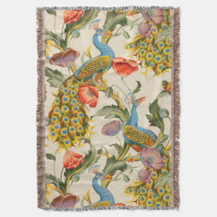 Couverture Illustrations de Peacock et de poppies vintages