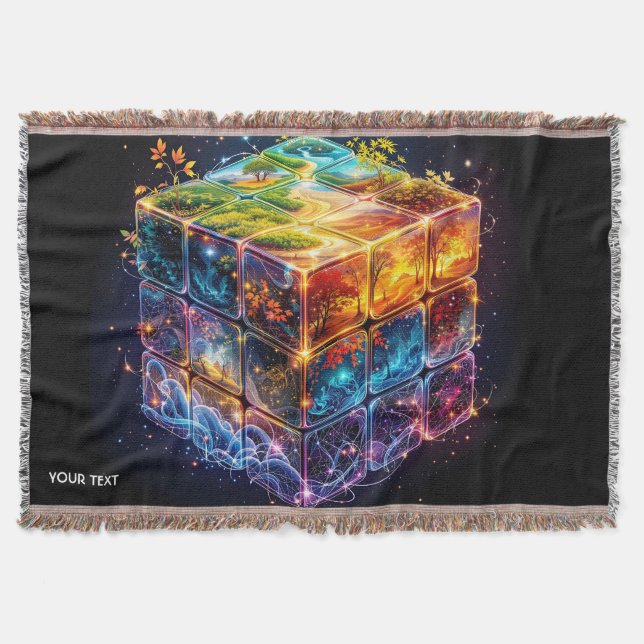 Couverture Imaginaire Cute Cube Seasons Espace (Devant)
