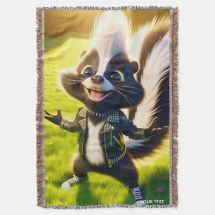 Couverture Imaginaire Cute Skunk Punk Style