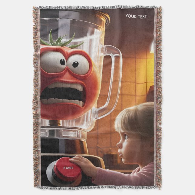 Couverture Imaginaire mignonne fille mélangeur tomate (devant Vertical)