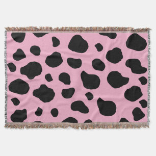 Couverture Impression de vache, Motif de vache, Spots de vach