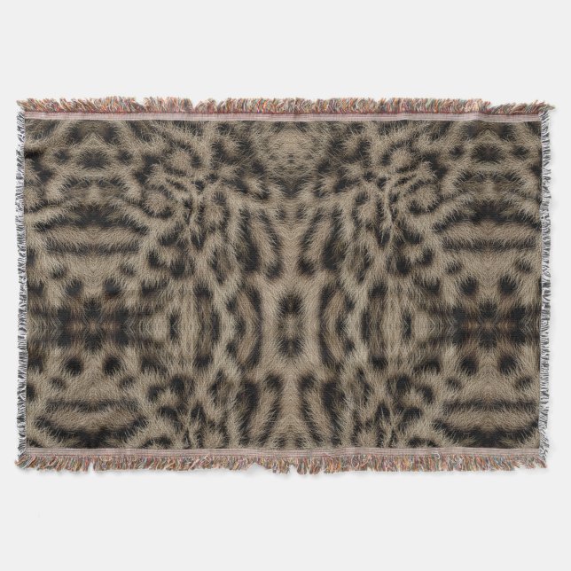 Couverture Imprimé animalier tendance exotique léopard des ne (Devant)