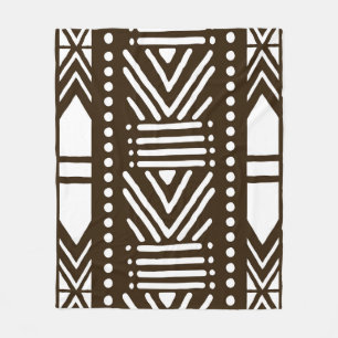 Couverture imprimée en tissu de boue africain