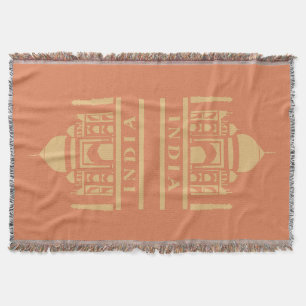 Couverture INDIA recouvert de jeton couleur personnalisée