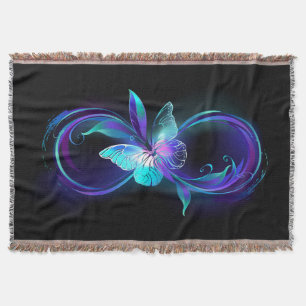 Couverture Infinité brillante avec papillon magique