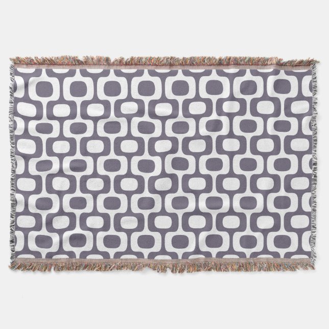 Couverture Ipanema Sidewalk Pattern, Beach Pattern, Brazil (Devant)