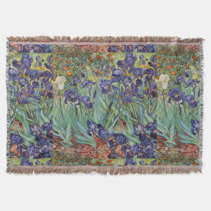 Couverture Iris de Van Gogh Peinture Impressionniste