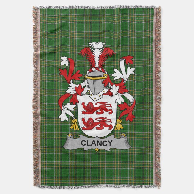 Couverture Irish Clancy ou McClancy Armoiries de la famille C (devant Vertical)