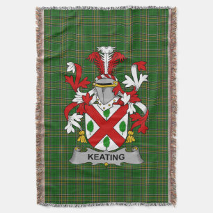 Couverture Irish Keat ou O_Keaty Coat of Arms Family Cres