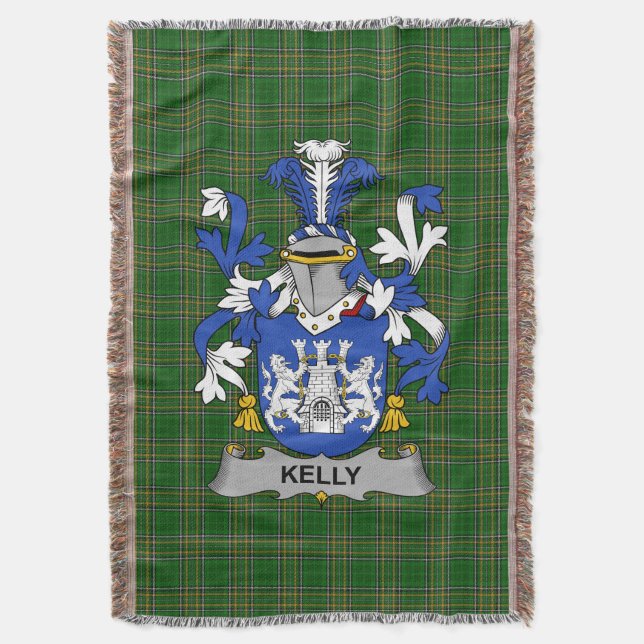 Couverture Irish Kelly ou O_Kelly Manteau d'armoiries Family  (devant Vertical)