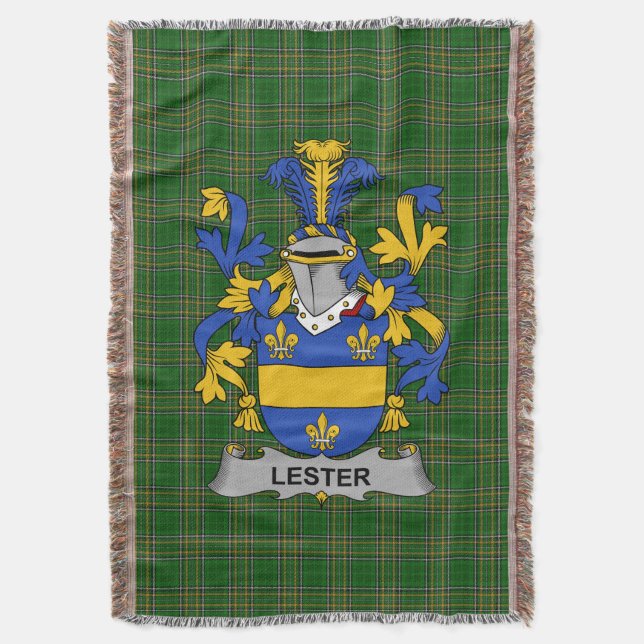 Couverture Irish Lester ou McAlester Coat of Arms Family Cre (devant Vertical)