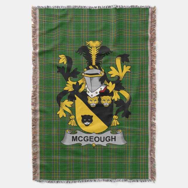 Couverture Irish McGeough ou McGough Coat of Arms Family Cre (devant Vertical)