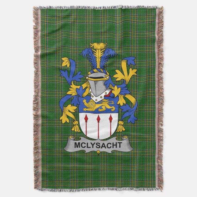 Couverture Irish McLysacht ou Lysacht Manteau d'armoiries Fam (devant Vertical)