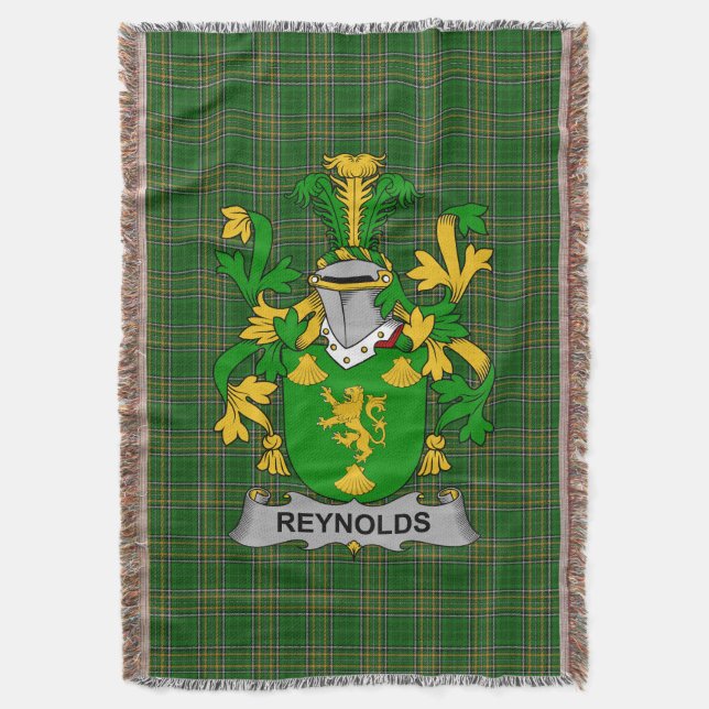 Couverture Irish Reynolds ou McRannell Armoiries Famille C (devant Vertical)