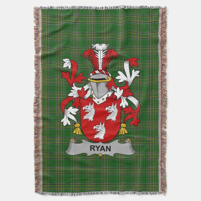 Couverture Irish Ryan ou O_Mulrian Armoiries de la famille Cr (devant Vertical)