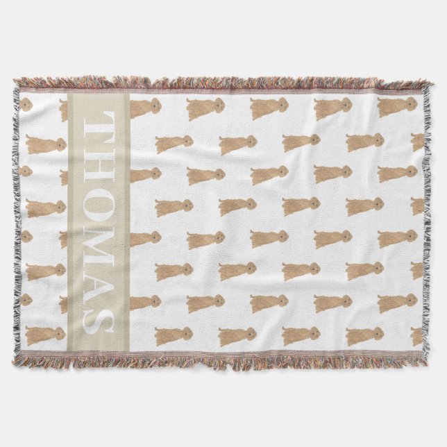 Couverture Irish Setter personnalisé  (Devant)