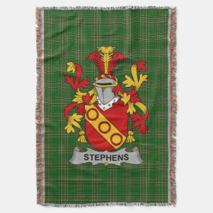 Couverture Irish Stephens Coat of Arms Family Crest Irlande