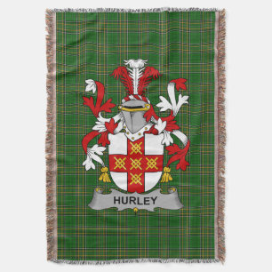 Couverture Irlandais Hurley ou O_Hurley Armoiries de famille 