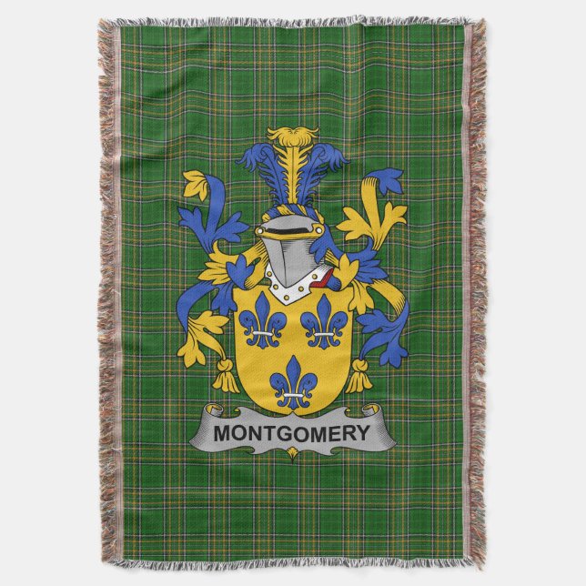 Couverture Irlandais Montgomery Armoiries Famille Crest Irela (devant Vertical)