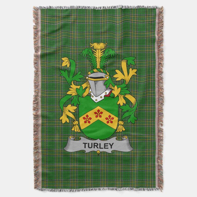Couverture Irlandais Turquie ou MacCurley Manteau d'armoiries (devant Vertical)