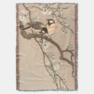 Couverture Japonais Asiatique Koson Bird Chickadee Songbird