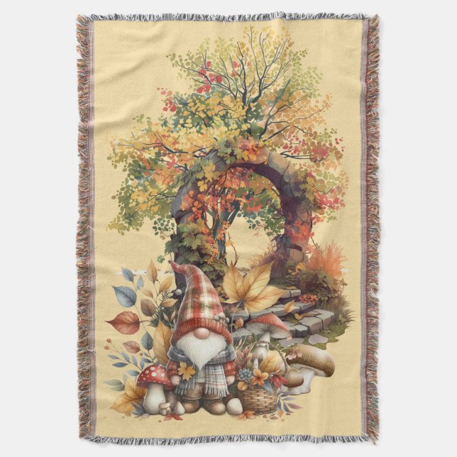 Couverture Jardin d'automne paisible avec Gnome (devant Vertical)