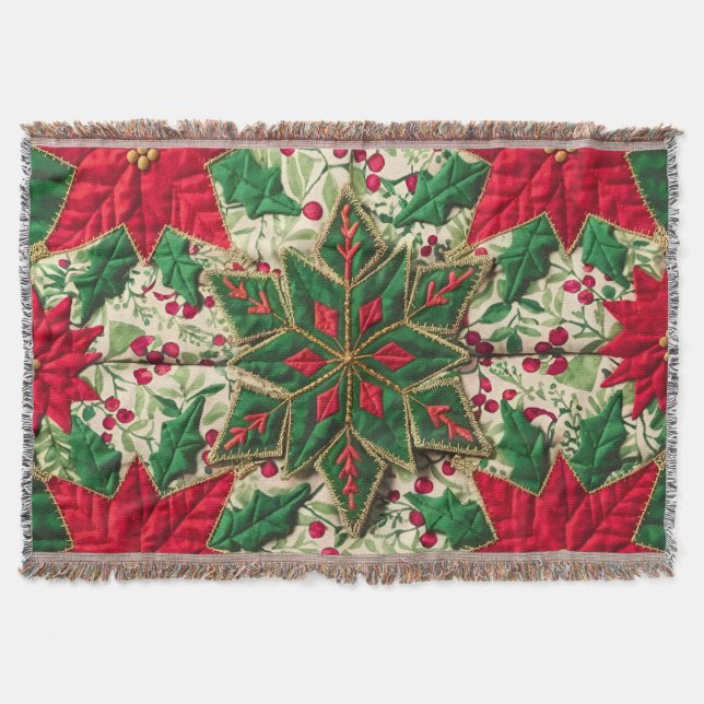 Couverture Jardin de Patchwork Floral Festif : Un Noël cosy (Devant)