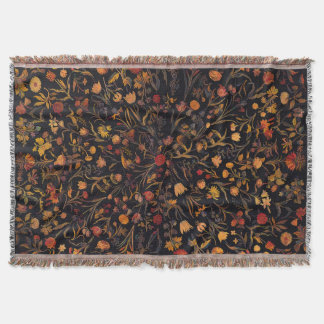 Couverture Jardin floral exotique de minuit
