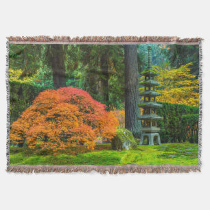 Couverture Jardin Japonais En Automne À Portland, Oregon