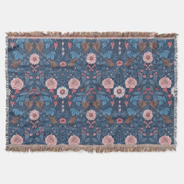 Couverture Jardin sauvage en bleu (Devant)