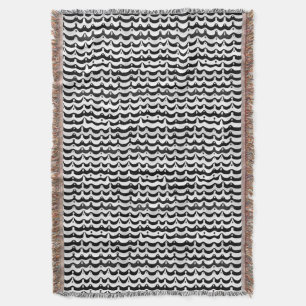 Couverture Jazzy Black & White Meling Zebra Stripes