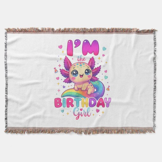 Couverture Je suis l'axolotl de la fille d'anniversaire (Devant)