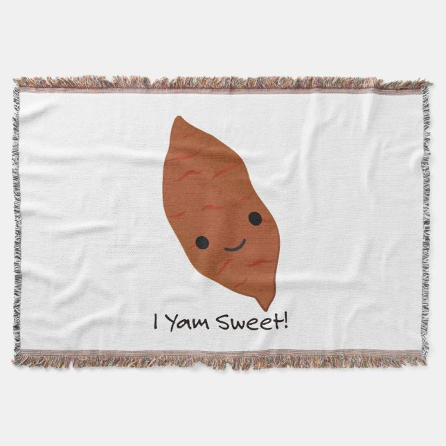 Couverture Je suis Yam Sweet Mignonne kawaii Patate douce (Devant)