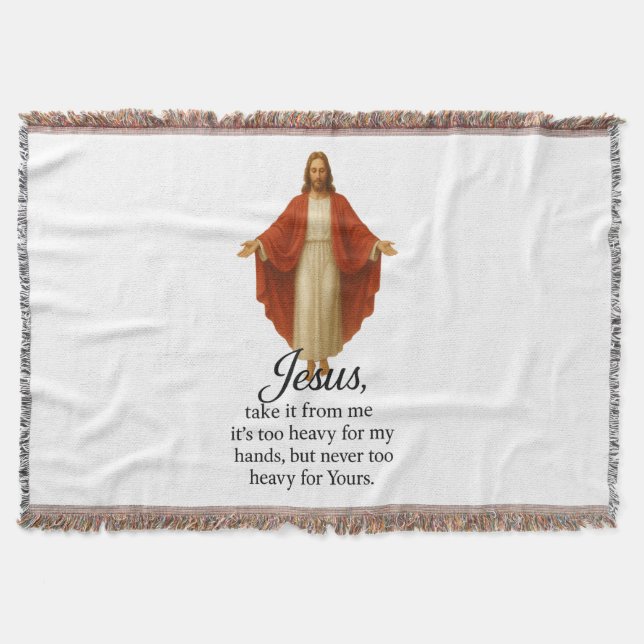 Couverture Jésus en rouge et blanc (Devant)