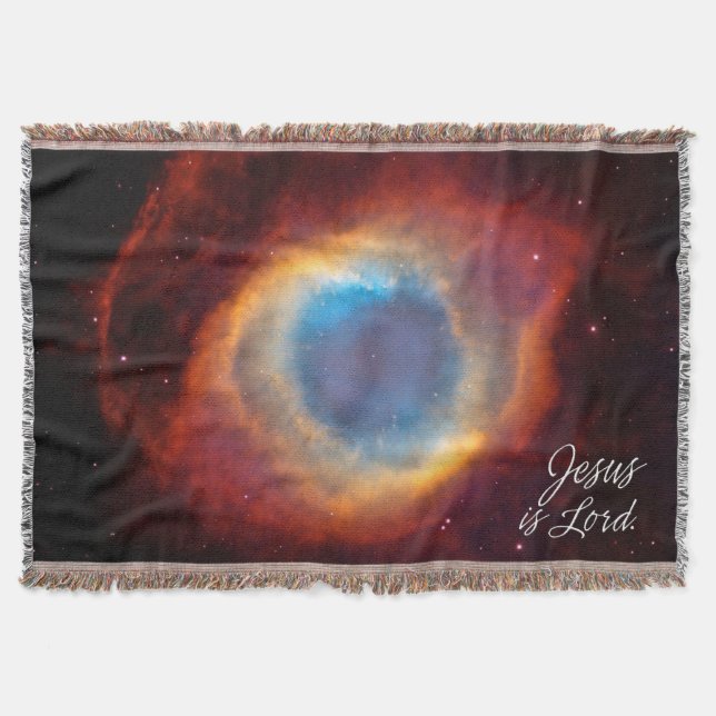 Couverture Jésus est Lord 11 Helix Nebula Throw Blanket (Devant)