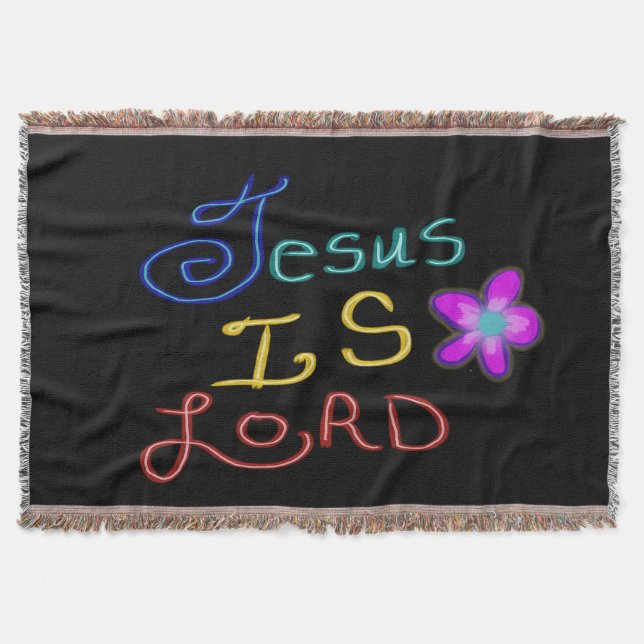 Couverture Jesus is LORD Colorful Script Black (Devant)