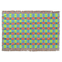 Couverture jetée à bouton croisé