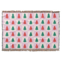 Couverture jetée Arbres de Noël
