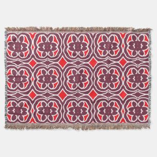 Couverture Jeter couverture, tissu multicolore moderne motif 