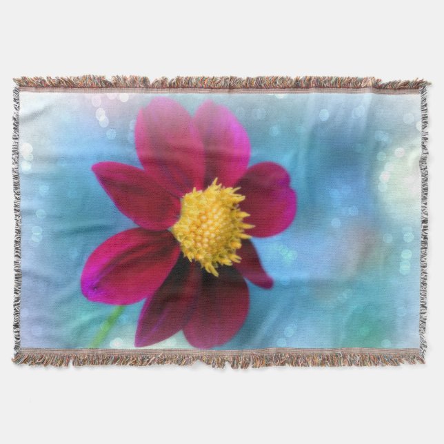 Couverture Jeter une couverture/Fleur Bourgogne (Devant)