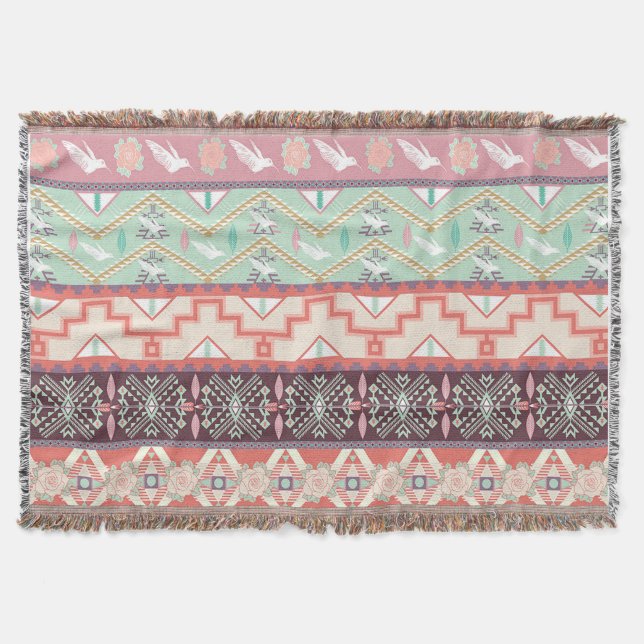 Couverture Jeter une couverture/Motif tribal (Devant)