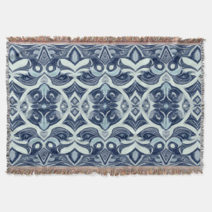Couverture Jetez une couverture, tissu gris moderne motif T