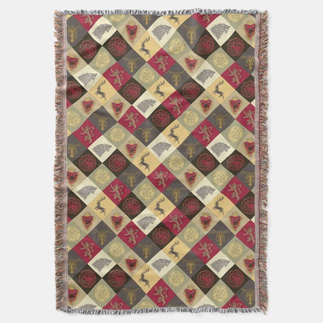 Couverture Jeu de Trones Motif sigil (devant Vertical)