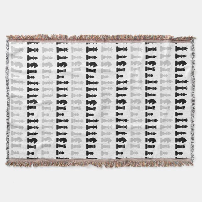 Couverture Jeu d'échecs géométrique moderne Motif (Devant)