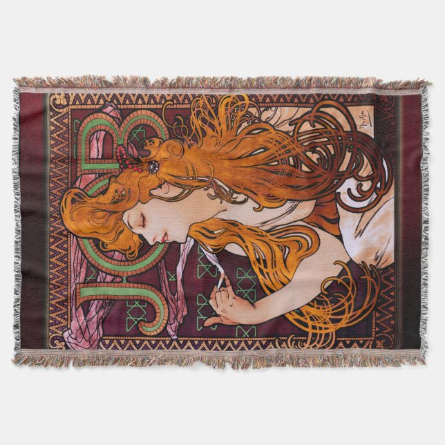 Couverture JOB d'Alphonse Mucha Art Nouveau Vintage (Devant)