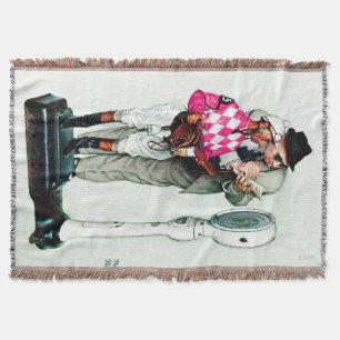 Couverture Jockey pesant dedans par Norman Rockwell