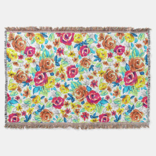 Couverture Joli coloré rose motif vintage